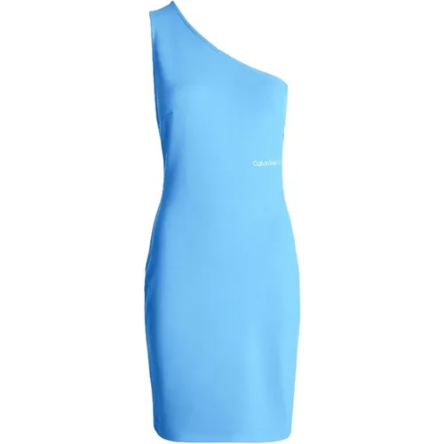 Sommerkleid , Damen, Größe: S - Calvin Klein Jeans - Modalova