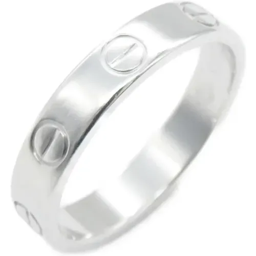 Pre-owned White Gold rings , female, Sizes: ONE SIZE - Cartier Vintage - Modalova