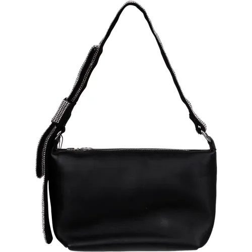 Crystal Bow leather shoulder bag , female, Sizes: ONE SIZE - Kara - Modalova
