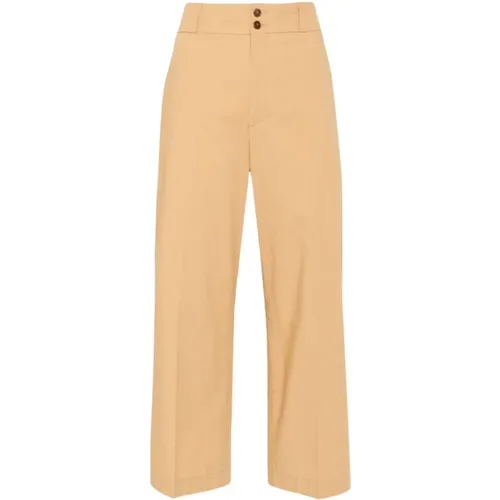 Golden Trousers Stylish , female, Sizes: M, L - Barena Venezia - Modalova