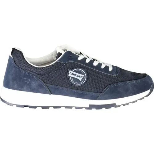 Polyester Sneaker with Contrast Details , male, Sizes: 6 UK, 7 UK, 9 UK - Carrera - Modalova