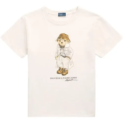 Baumwoll Polo Bear T-shirt , Damen, Größe: L - Polo Ralph Lauren - Modalova