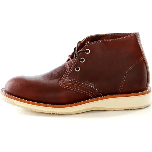 Men`s Lace-Up Chukka Boots , male, Sizes: 8 UK, 8 1/2 UK, 7 UK, 6 UK, 9 UK, 10 UK, 7 1/2 UK, 9 1/2 UK - Red Wing Shoes - Modalova