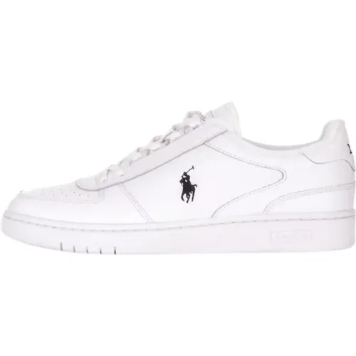 Weiße Sneakers , Herren, Größe: 43 EU - Ralph Lauren - Modalova