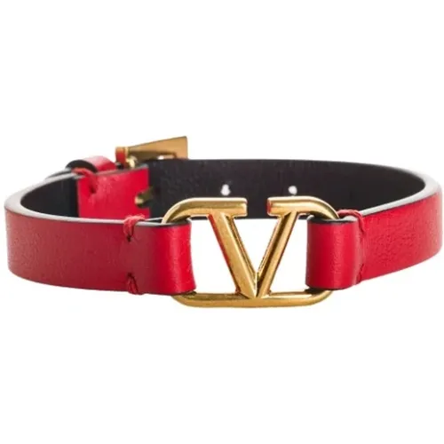 Wendbares Leder VLogo Armband - Valentino - Modalova