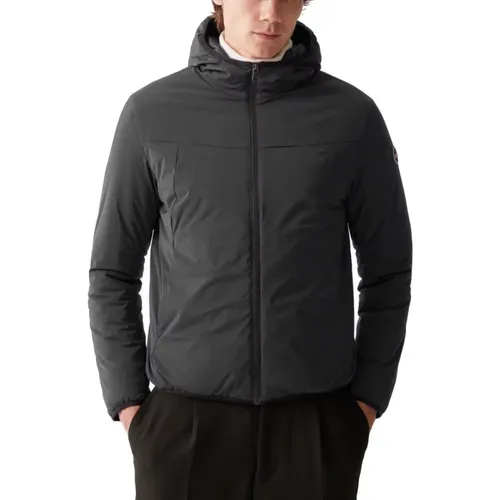 Stretch Fabric Hooded Jacket , male, Sizes: XL - Colmar - Modalova