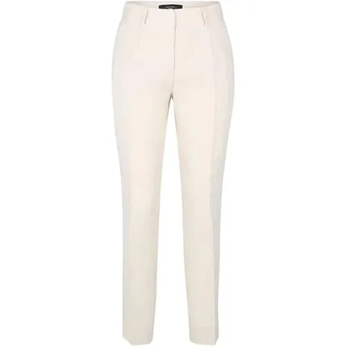Linen Trousers with Pockets , female, Sizes: L - Max Mara Weekend - Modalova