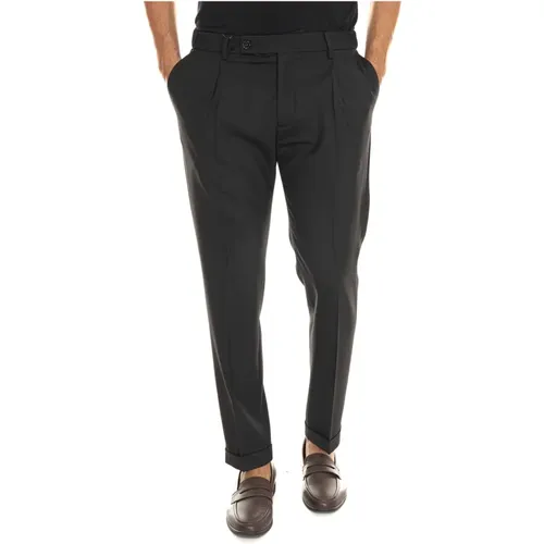 Retro Chino Hose mit Elastischem Bund - Berwich - Modalova