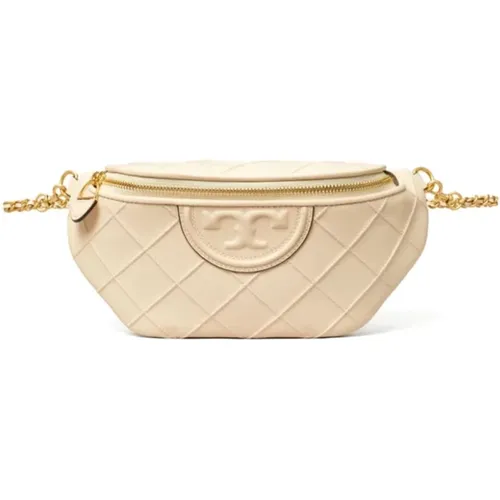 Diamond Pattern Leather Waist Bag , female, Sizes: ONE SIZE - TORY BURCH - Modalova