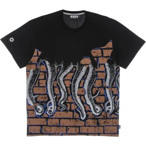 T-Shirt , Herren, Größe: S - Octopus - Modalova