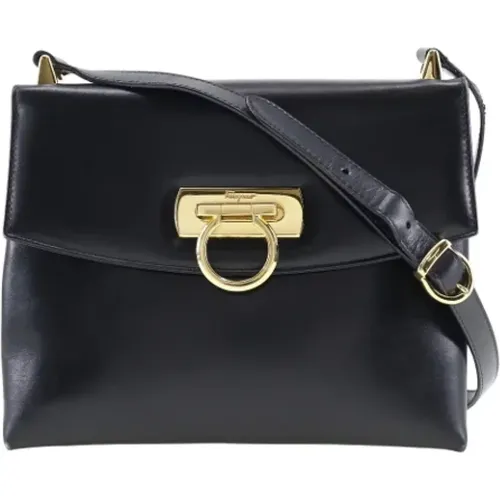 Pre-owned Leather shoulder-bags , female, Sizes: ONE SIZE - Salvatore Ferragamo Pre-owned - Modalova