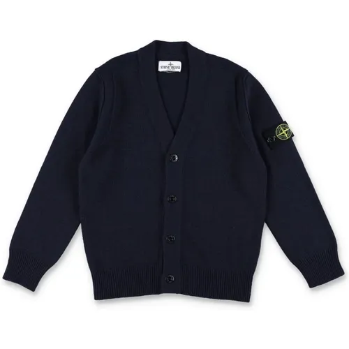 Navy Strickjacke Aw24 Stone Island - Stone Island - Modalova