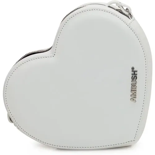 Flat Heart Crossbody Tasche , Damen, Größe: ONE Size - Ambush - Modalova