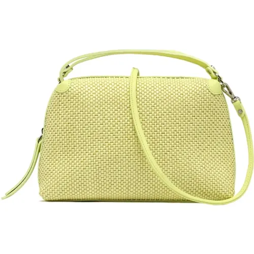 Straw Handbag with Double Handles , female, Sizes: ONE SIZE - Gianni Chiarini - Modalova