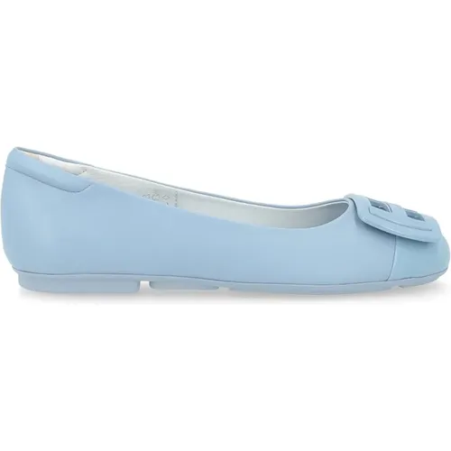 Stilvolle Ballerina Flats , Damen, Größe: 39 1/2 EU - Hogan - Modalova