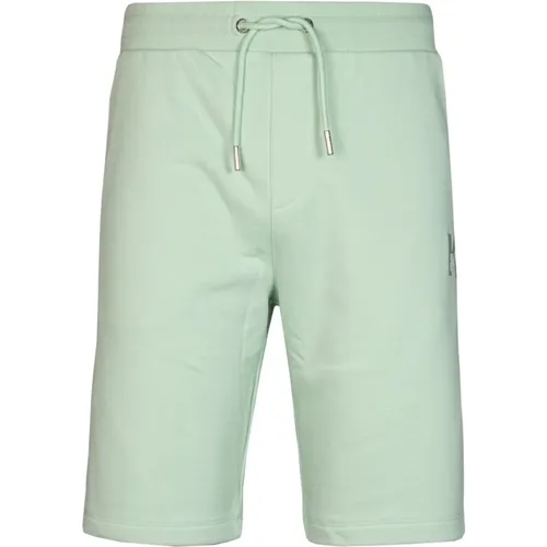 Hellgrüne Regular Baumwolle Polyester Shorts , Herren, Größe: S - Karl Lagerfeld - Modalova
