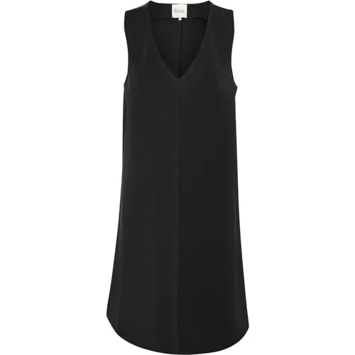 Simple Sleeveless Dress , female, Sizes: L, M - My Essential Wardrobe - Modalova