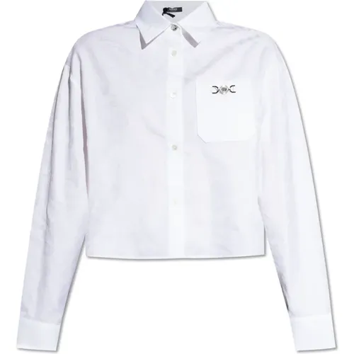 Jacquard shirt , female, Sizes: S, 2XS, XS - Versace - Modalova