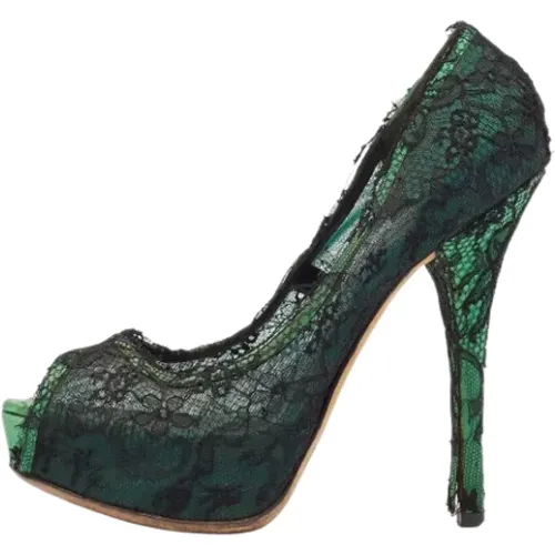 Pre-owned Lace heels , female, Sizes: 7 UK - Dolce & Gabbana Pre-owned - Modalova