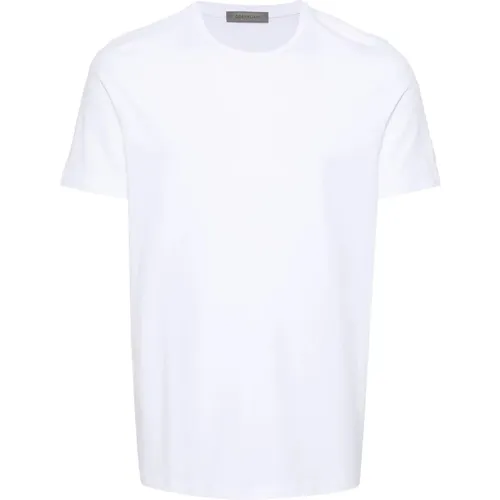 Besticktes Baumwoll-T-Shirt , Herren, Größe: 2XL - Corneliani - Modalova