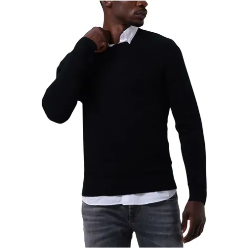 Superior Wool Crew Neck Sweater , Herren, Größe: 2XL - Calvin Klein - Modalova