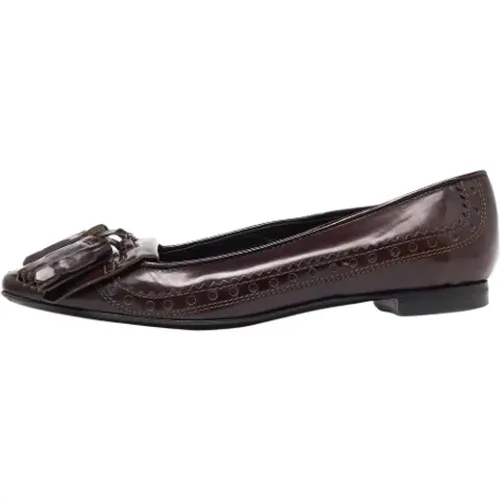 Pre-owned Leder flats , Damen, Größe: 38 EU - Burberry Vintage - Modalova