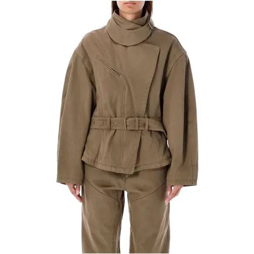 Bronze Green Janalia Jacke Oberbekleidung - Isabel marant - Modalova