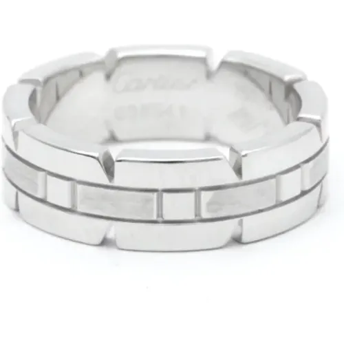 Pre-owned White Gold rings , female, Sizes: ONE SIZE - Cartier Vintage - Modalova