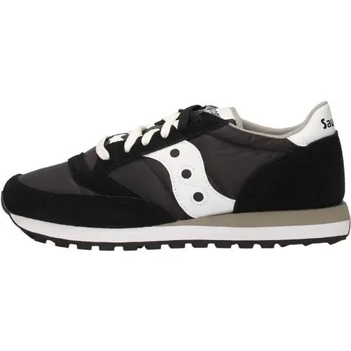 Original Jazz Schwarze Ledersneakers - Saucony - Modalova