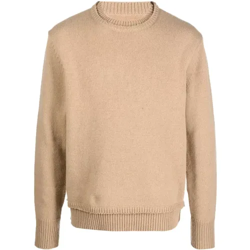 Rundstrickpullover-Update, Distressed Wool Blend Sweater - Maison Margiela - Modalova