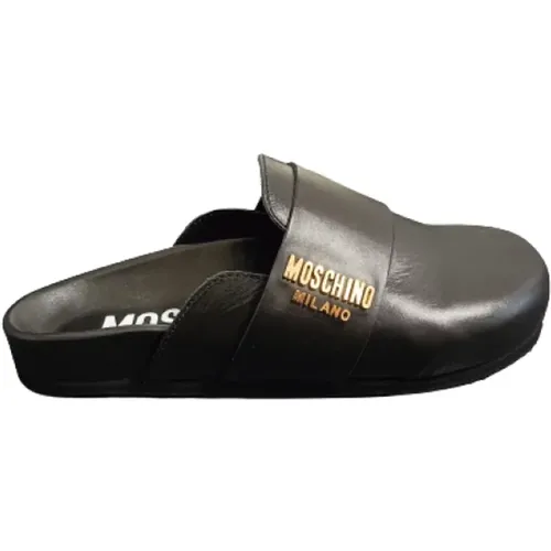 Schwarze Sandalen für Frauen - Moschino - Modalova