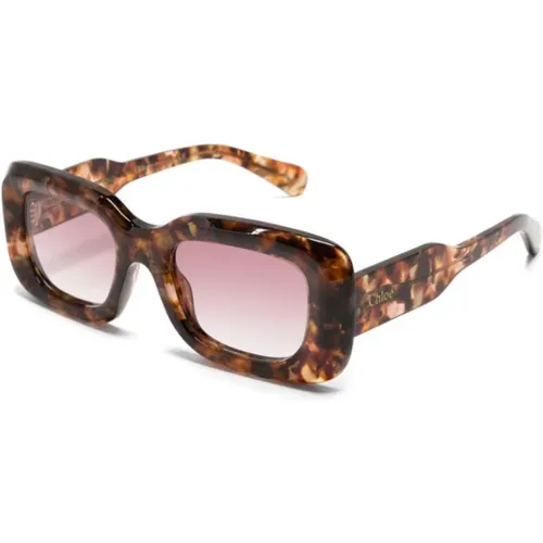 Ch0188S 007 Sunglasses , female, Sizes: 51 MM - Chloé - Modalova