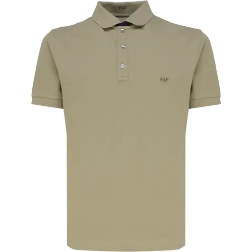 T-shirts and Polos , male, Sizes: M, 2XL - Fay - Modalova