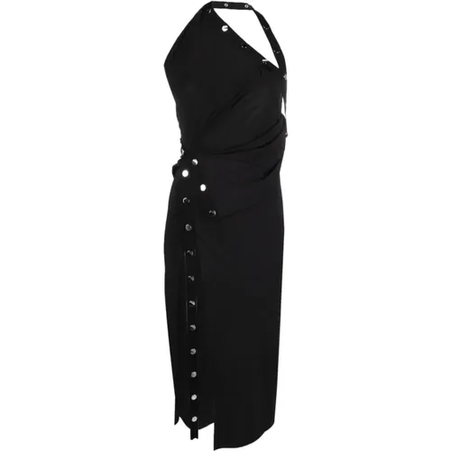 Schwarzes Kleid mit Lagen-Design - The Attico - Modalova