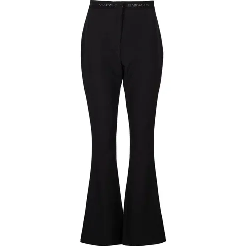Logo-print Strap Trousers , female, Sizes: S - Versace Jeans Couture - Modalova