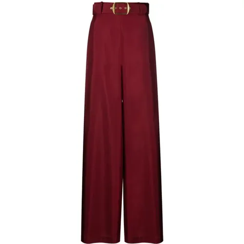 Silk Luminosity Trousers , female, Sizes: M - Zimmermann - Modalova