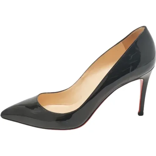 Pre-owned Leather heels , female, Sizes: 6 1/2 UK - Christian Louboutin Pre-owned - Modalova