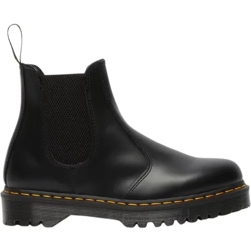 Chelsea Lederstiefel Glatt Finish , Damen, Größe: 36 EU - Dr. Martens - Modalova