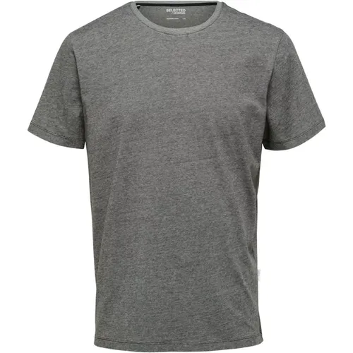 T-Shirt Aspen Kurzarmshirt , Herren, Größe: M - Selected Homme - Modalova