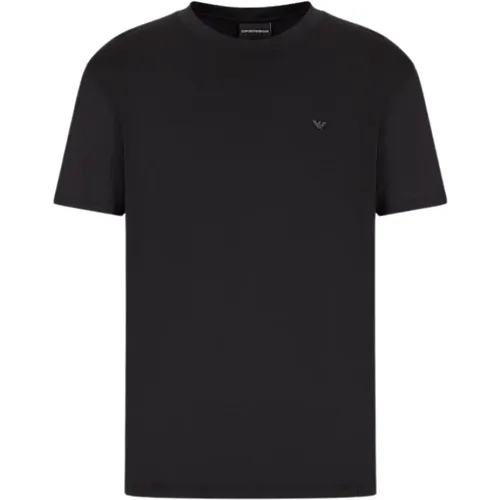 Klassisches Herren T-Shirt mit Logo , Herren, Größe: XL - Emporio Armani - Modalova