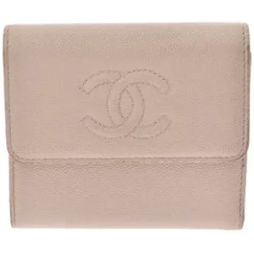 Pre-owned Leather Chanel Wallet , female, Sizes: ONE SIZE - Chanel Vintage - Modalova