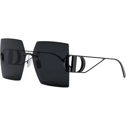 Stilvolle Gunmetal Sonnenbrille mit Rauchgläsern - Dior - Modalova