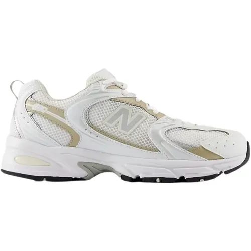 White Sneakers with Silver and Bronze Details , female, Sizes: 12 UK, 10 UK - New Balance - Modalova