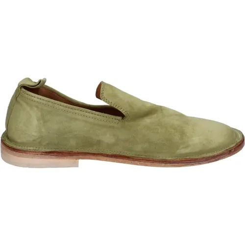 Suede Slip On Loafers Women , female, Sizes: 4 UK - Moma - Modalova