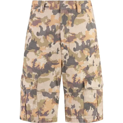 Camouflage Cargo Shorts , Herren, Größe: W40 - Isabel marant - Modalova