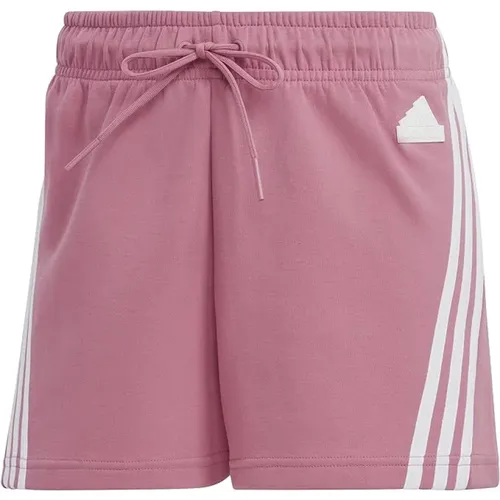 Sportliche Future Icons 3-Stripes Shorts Rosa Damen , Damen, Größe: S - Adidas - Modalova