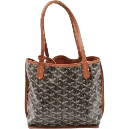 Pre-owned Leather totes , female, Sizes: ONE SIZE - Goyard Vintage - Modalova