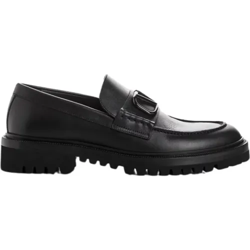 VLogo Signature Loafers , male, Sizes: 9 UK, 8 UK - Valentino - Modalova