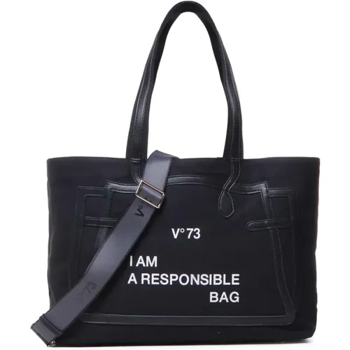 Schwarze Taschen Kollektion , Damen, Größe: ONE Size - V73 - Modalova