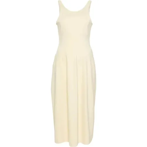 Ivory Dress Dense Stitches , female, Sizes: M - Auralee - Modalova